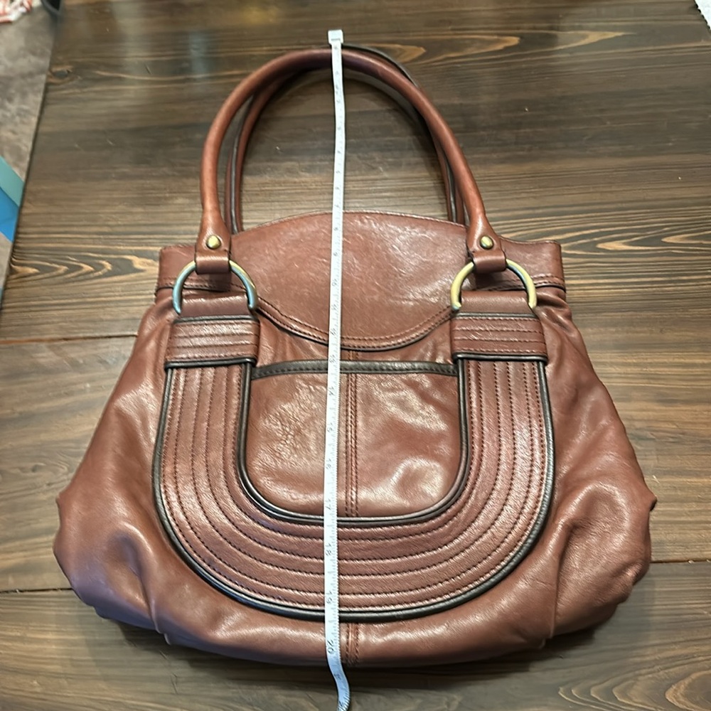 Brown leather NorthStyle shoulder bag. - Picture 11 of 11